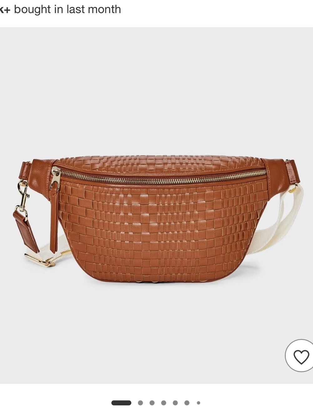 Universal Thread Faux Leather Woven Crossbody Bag NWT